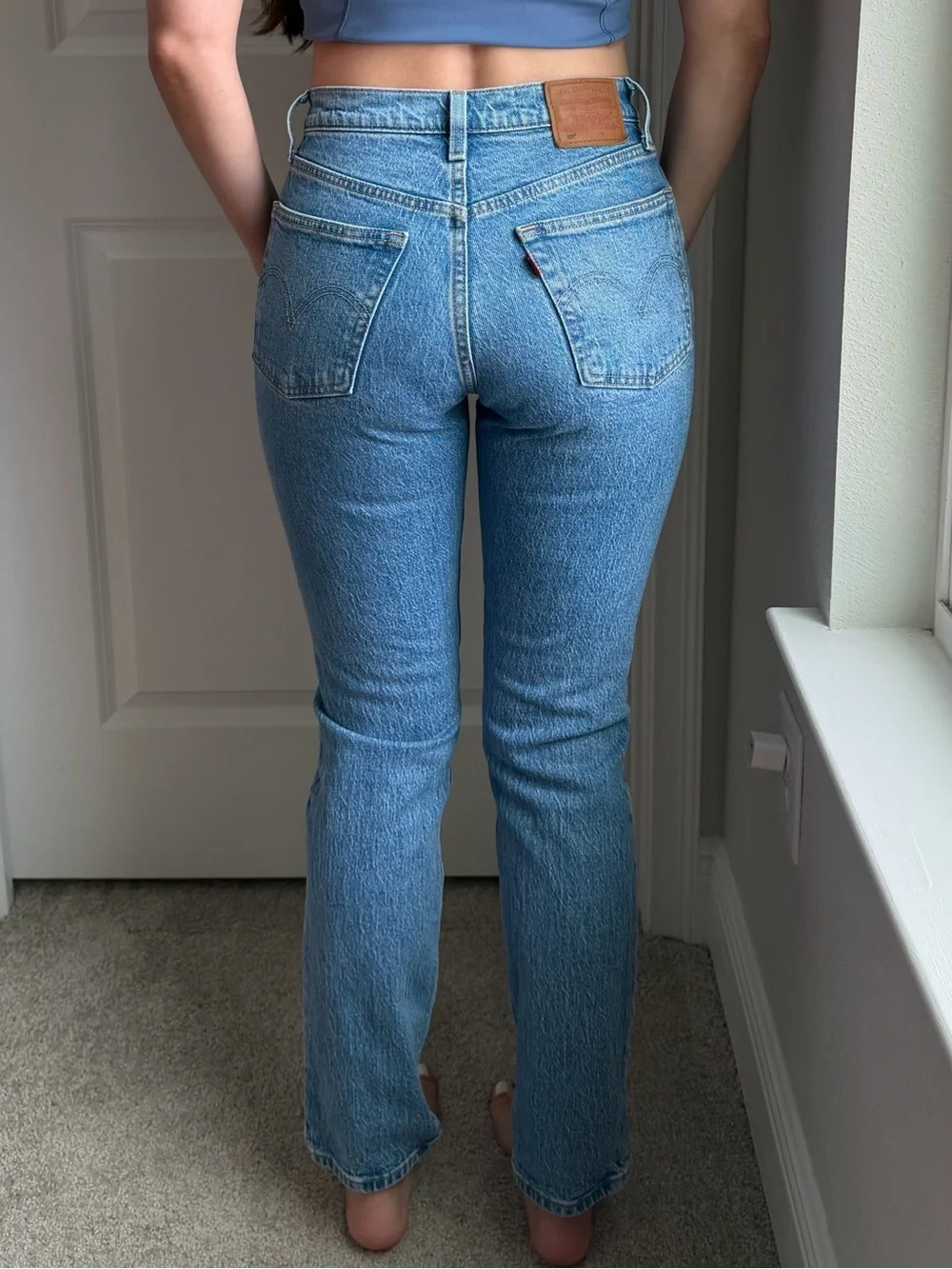 LEVI’S 501 High-Rise Straight Jeans